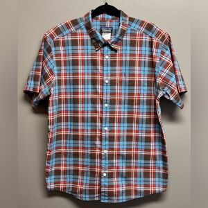 Men’s Patagonia Organic Cotton Short Sleeve Button Down - Large
